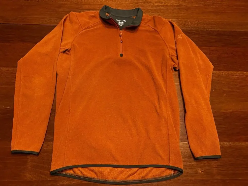 Arcteryx Quarter Zip Pullover Copper Brown